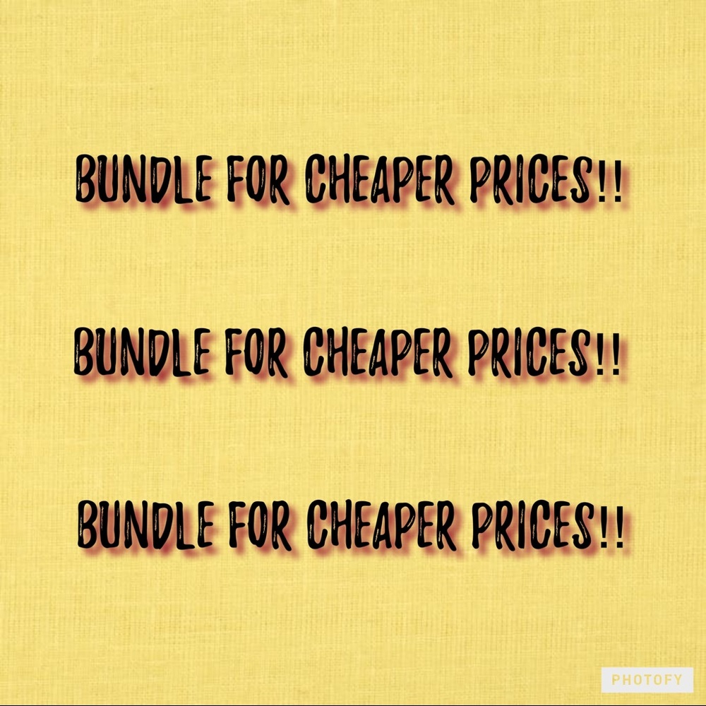 💥BUNDLE TO SAVE 20%💥